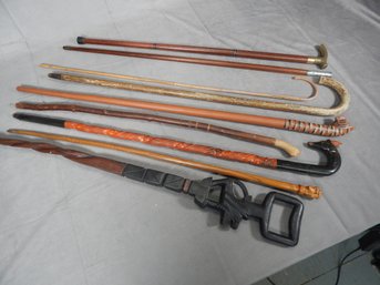 Lot 9 Antique Canes/ Walking Sticks