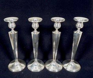 Two Sets Vintage ACME Sterling Silver Candlesticks