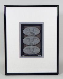 Ralph Prata (20th -century) Three Faces Concrete Limited Edition Sculpture