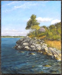 Johan Paul Bjurman (b.1947) ' Prudense Island' Oil Painting