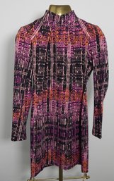 Nanette Lepore Women's Long Sleeve Mock Neck Dress Size 0