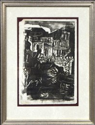 Jakob Steinhardt (1887 - 1968) 'Simchat Torah' Signed Woodcut