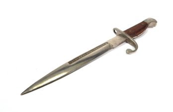 Miniature Bayonet  ' Keepsake  From Belgium' Letter Opener