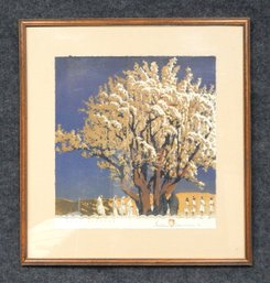 Gustave Baumann (1881 - 1971) ' Procession' Framed Lithograph