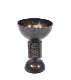 Vintage Double Egg Silver Cup