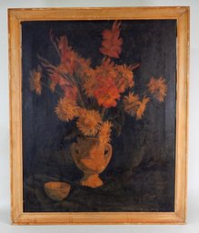 Maude W. King (19-20th Century) Flower Still Life Oil Painting