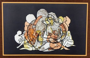 Abstract Nudes - Vintage LeCompto Limited Edition Lithograph