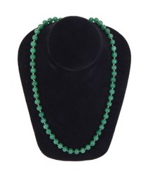 Vintage Jade Bead Necklace