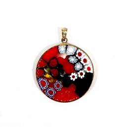 Vintage Antica Murrina Veneziana Murano Glass Pendant