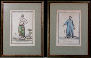 Jacques Grasset De Saint-Sauveur (1757-1810) Pair Of Original Engravings