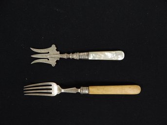 Lot 2 Antique Silver  Forks