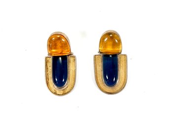 Pair Sterling Silver Earrings