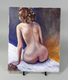 Vintage Nude Oil Painting
