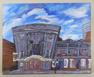 Dante Shubert 'Summer' Vintage Oil Painting On Board