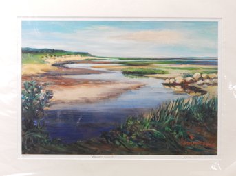 Karen North Wells (20-21st Century) Landscape Lithograph