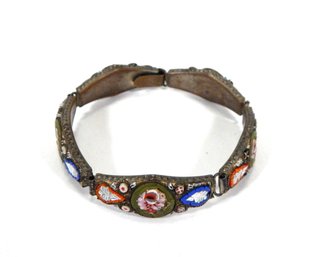 Vintage Italian Micro Mosaic Bracelet