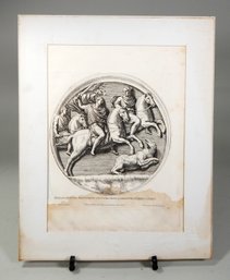 De Rubeis, Jacobus (1626-1691) Original Engraving ' Immensis Montium Ingis...'