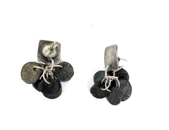 Sterling Earrings With Genuine Roman Coins