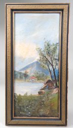 Antique Landscape Oil Painting