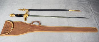 Vintage RI Sword With Sheath & Carry Case