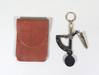 Antique Miniature Brass Small Hanging Manual Letter Postage