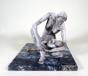 Frederick Weisman (1912-1994) ' Mother And Child' Modernist Sculpture