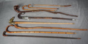 Lot Of Antique Canes/Walking Sticks