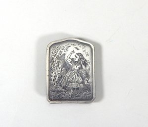 1974 Alice In Wonderland Pack Of Cards Belt Buckle F-72 Bergamot Brass Works