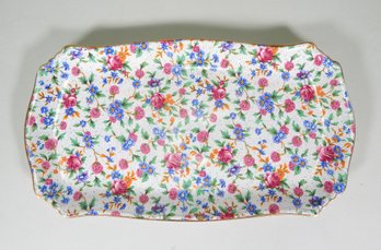 Vintage Royal Winton Grimwades Old Cottage Chintz Tray