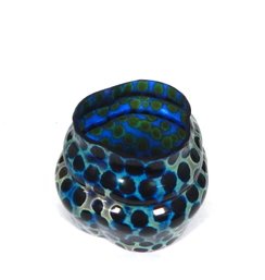 Vintage Miniature Art Glass Vase