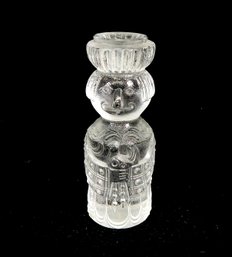 Vintage Rosenthal Bjorn Wiinblad Kopenhagen ' Wise Man' Glass Candle Holder