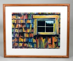 Cappie Martin (20th Century) 'old New Hampshire Barn' Painting