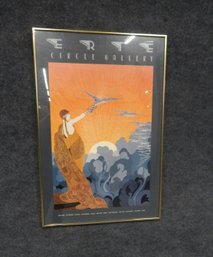Vintage Romain De Tirtoff ERTE Framed Poster