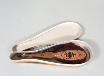 Antique Fan With Box