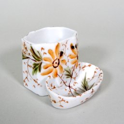 Vintage Hand Painted Porcelain Toothpick Holder