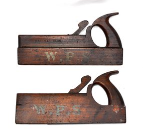 Lot 2 Antique 1912 Wood Planes By M. DEAN