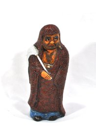 Antique Art DARUMA Master ZEN Buddha Statue KUTANI Ware Japanese