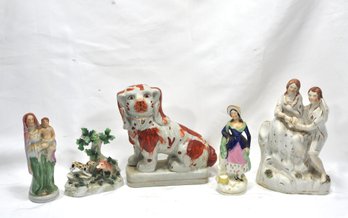 Lot 5 19th Century Staffordshire Figurines