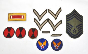 Lot Of Vintage Military Patches