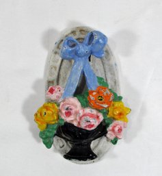 Antique/ Vintage FLOWER GARDEN PLANT Cast Iron Door Knocker