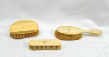 Antique Hand Carved Brush Set
