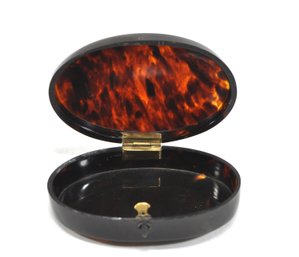 Antique 19th Century Tortoiseshell Snuff Box