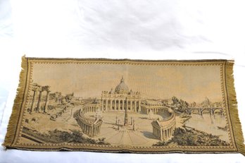 Antique Tapestry View Of Rome