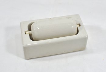 Original Vintage Porcelain Stamp Moistener Roller Defiance Mfg Co USA