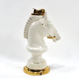 Vintage EVANS Bone China 'Hitching Post' Table Lighter
