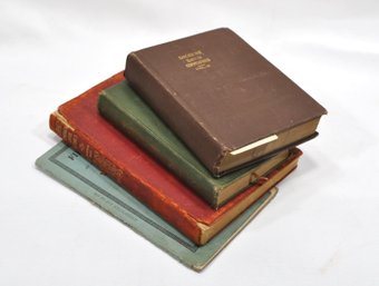 Lot 4 Antique Books