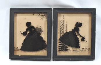 Pair Antique D. Mac Arthur Silhouettes