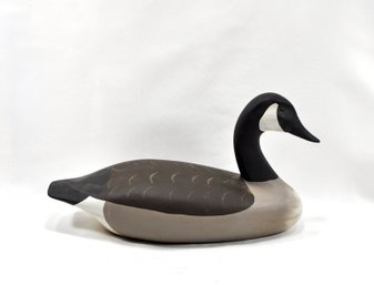 Vintage Signed Wooden DUCK Decoy