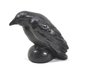 Vintage Crow / Raven Signed Sculpture