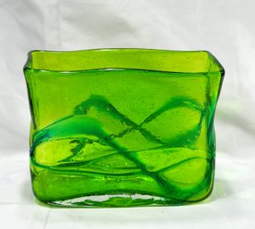 Large Vintage Murano Glass Vase